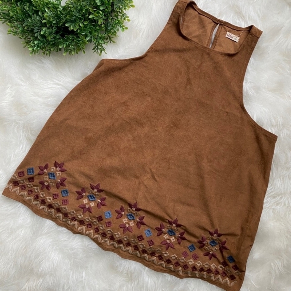 Hollister Suede Tank Top